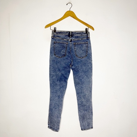 Abercrombie & Fitch High Rise Super Skinny Ankle Jeans Size 27 / 4 Curve Love - Picture 2 of 6